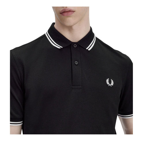 Fred Perry Polo Polo Uomo con doppia riga S P25 - FRED PERRYM3600 - 238 - S - Francavilla Moda